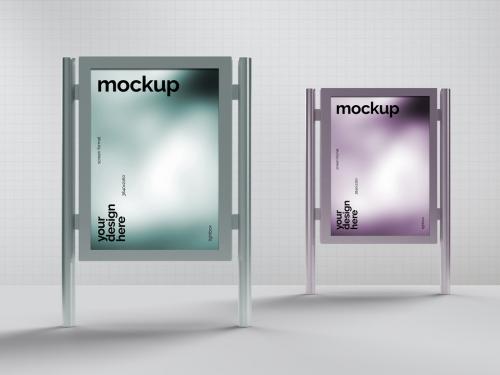 Adobe Stock - Citylight Poster Mockup - 476312050