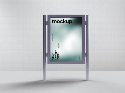 Adobe Stock - Citylight Poster Mockup - 476312056