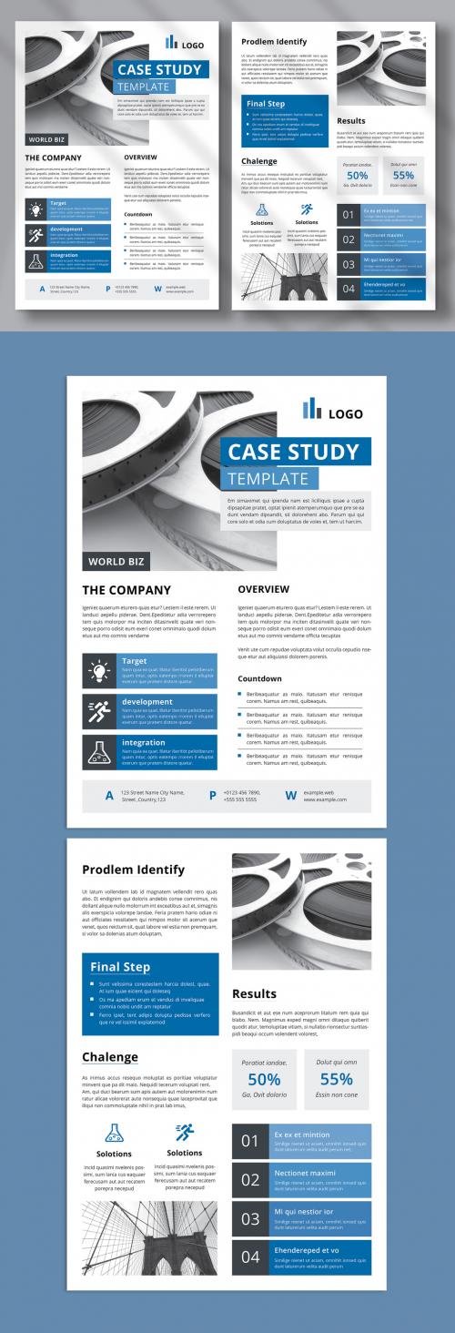 Adobe Stock - Case Study Layout - 476493485