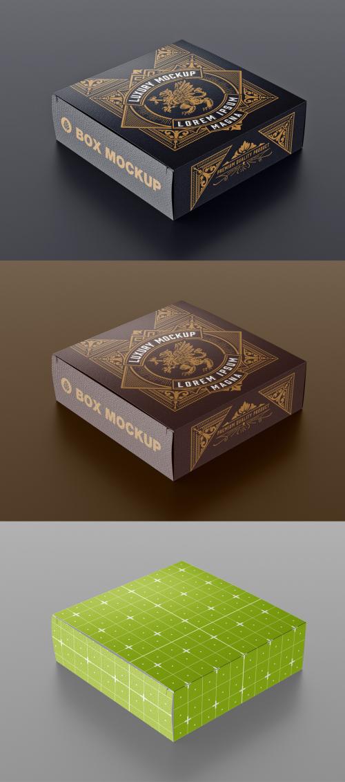 Adobe Stock - Luxury Cardboard Box Mockup - 476665576