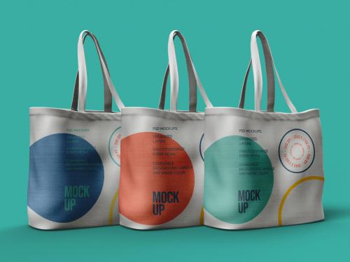 Adobe Stock - Canvas Bags Mockup Design - 477202949