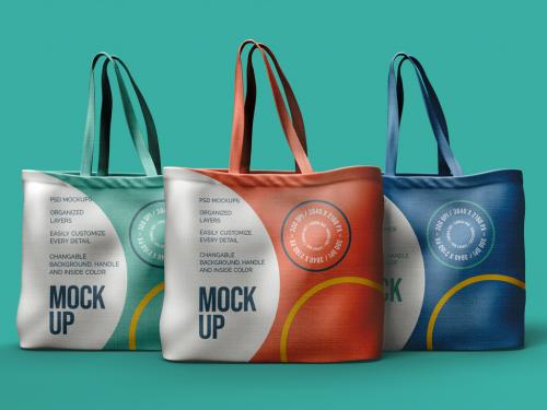 Adobe Stock - Canvas Bags Mockup Design - 477202961