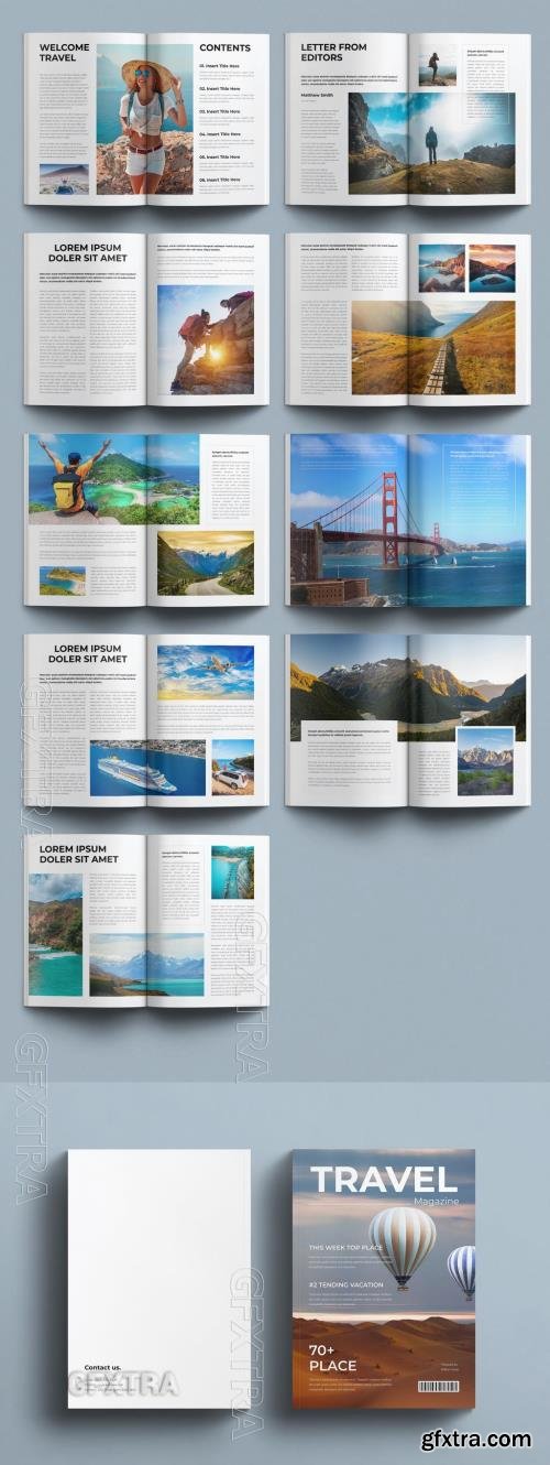 Travel Magazine Template 757180997