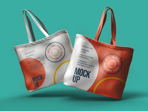 Adobe Stock - Canvas Bags Mockup Design - 477202985