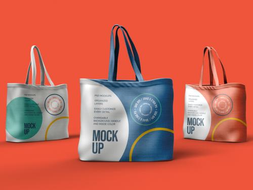 Adobe Stock - Canvas Bags Mockup Design - 477202990