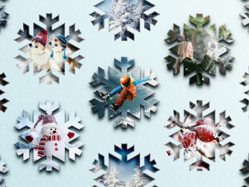 Adobe Stock - Winter Photo Collage - 477203038