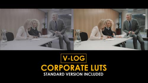 Videohive - V-Log Corporate and Standard LUTs - 51280065