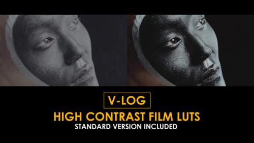 Videohive - V-Log High Contrast and Standard LUTs - 51280583