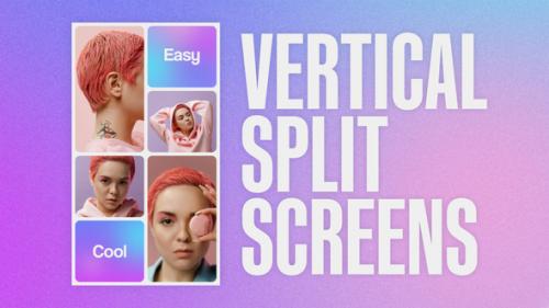 Videohive - Vertical Split Screens - 51297230