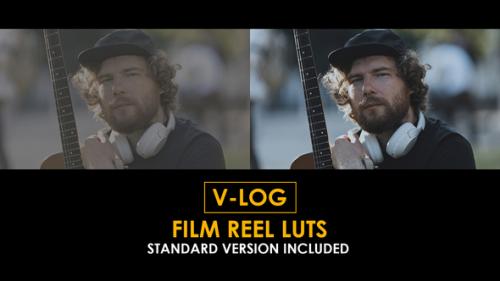 Videohive - V-Log Film Reel and Standard LUTs - 51297849
