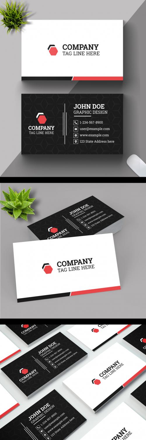 Adobe Stock - Simple Business Card Design - 478395886