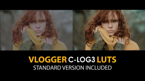 Videohive - C-Log3 Vlogger and Standard Color LUTs - 51303115