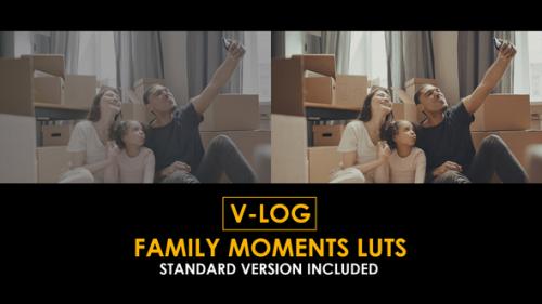 Videohive - V-Log Family Moments and Standard Color LUTs - 51303166