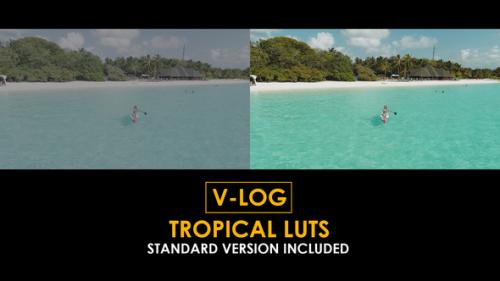 Videohive - V-Log Tropical and Standard Color LUTs - 51303308