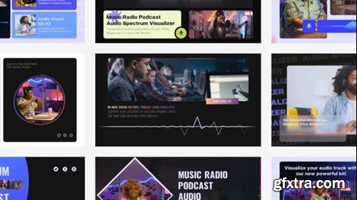 Videohive Podcast - Audio Spectrum Visualizer 51358127