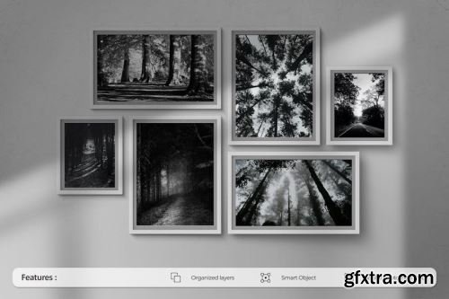 Picture Frame Mockup Collections #7 15xPSD