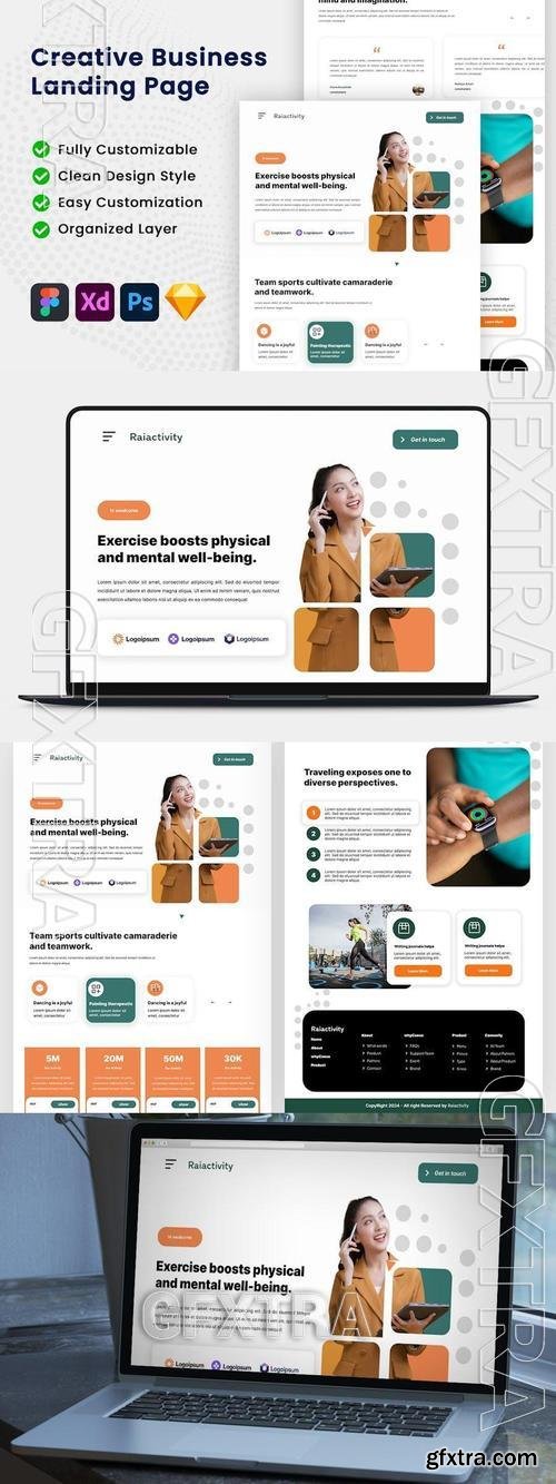 Creative Business Landing Page Y6LSRF3