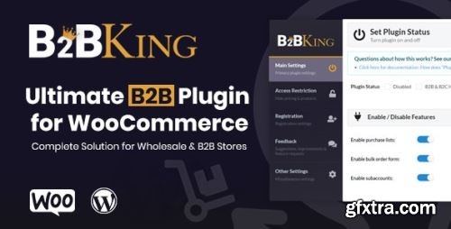 CodeCanyon - B2BKing - The Ultimate WooCommerce B2B & Wholesale Plugin v4.9.90 - 26689576 - Nulled