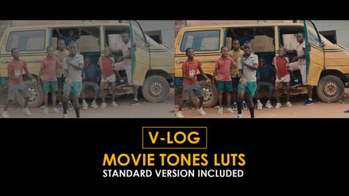 Videohive - V-Log Movie Tones and Standard Color LUTs - 51378584