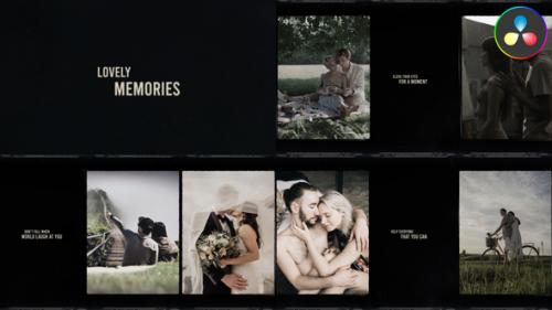 Videohive - Lovely Memories for DaVinci Resolve - 51208750