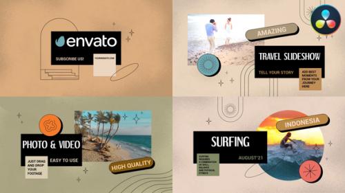 Videohive - Travel Slideshow | DaVinci Resolve - 51272141