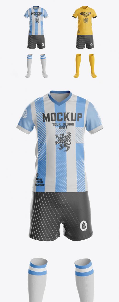 Football Kit T-Shirt Mockup