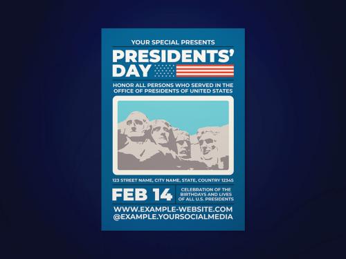 Us Presidents Day Flyer