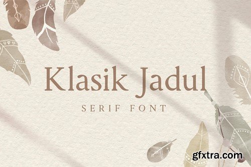 Klasik Jadul | Classic Serif Font T6RT87A