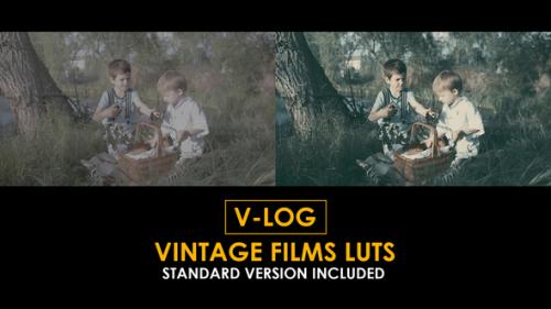 Videohive - V-Log Vintage Film and Standard LUTs - 51362539