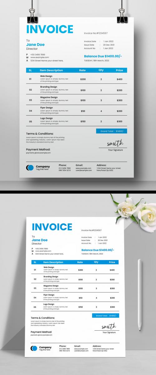 New Invoice Design
