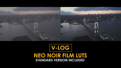 Videohive - V-Log Neo Noir Film and Standard Color LUTs - 51378304