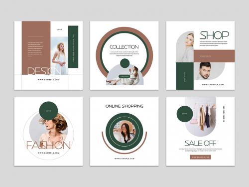 Fashion Universal Layouts for Social Media Posts