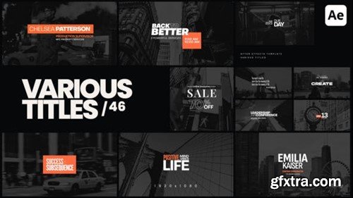 Videohive Various Titles 46 51427586