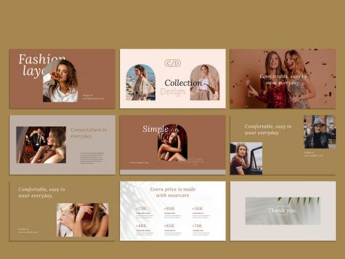 Fashion Collection Editable Layout