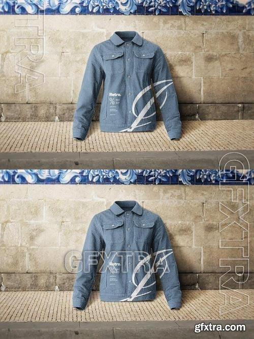 Streetwear Jacket Mockup QDUKY5H