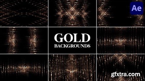 Videohive Gold Backgrounds for After Effects 51387257