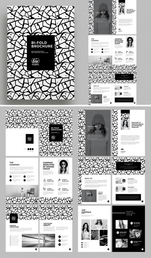 Black & White Bifold Brochure