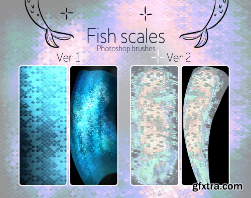 Filgo - Fish scales Brushes PS