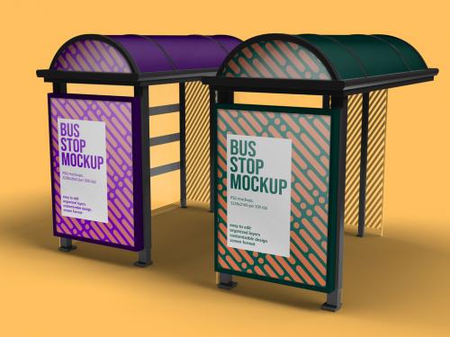 Bus Stop Mockup Design
