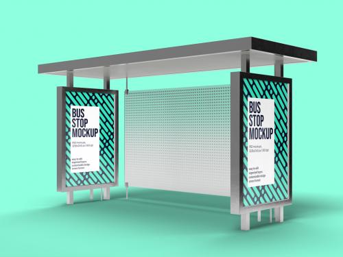 Bus Stop Mockup Design