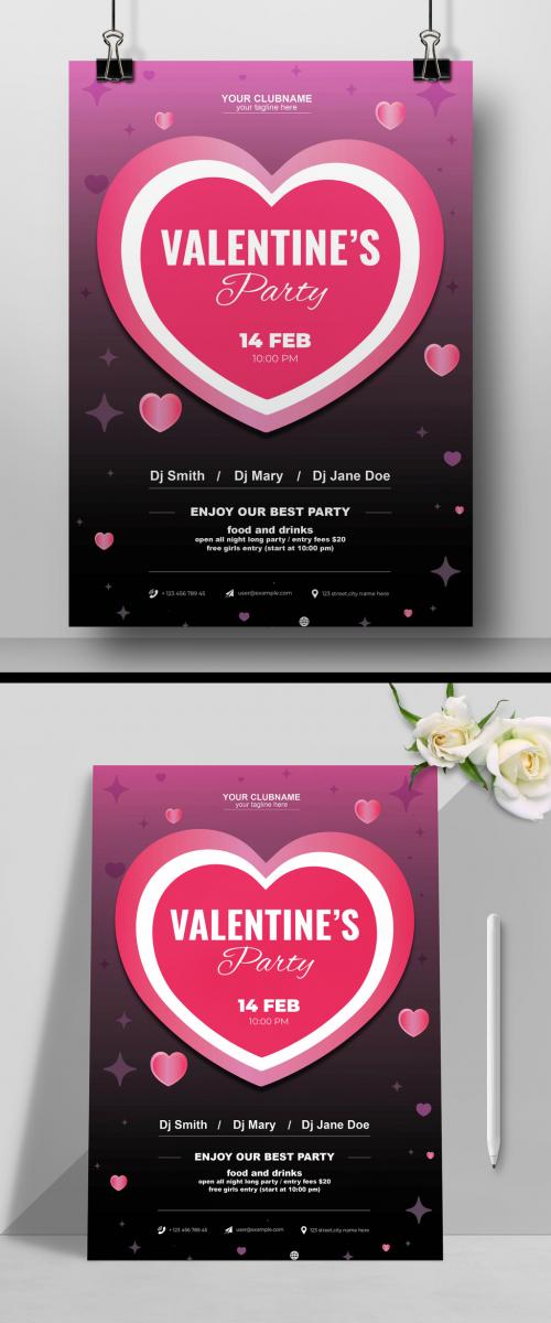 Valentines Party Layout Design