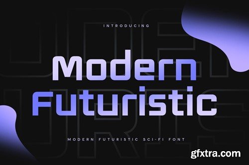 Modern Futuristic - Modern Futuristic Sci-fi Font 6C52634