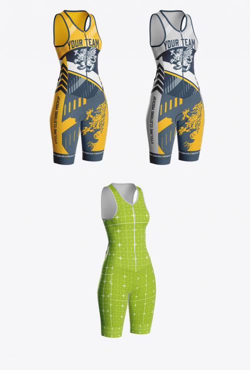 Cycling Speed Suit Mockup