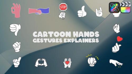 Videohive - Cartoon Hands Gestures Explainers for FCPX - 51373956