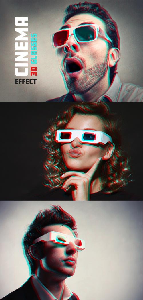 Cinema 3D Glasses Effect