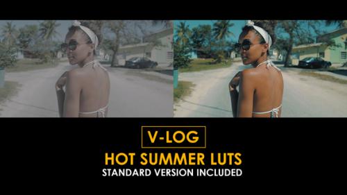 Videohive - V-Log Hot Summer and Standard Color LUTs - 51434534