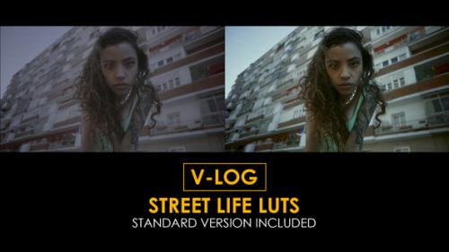Videohive - V-Log Street Life and Standard Color LUTs - 51443765
