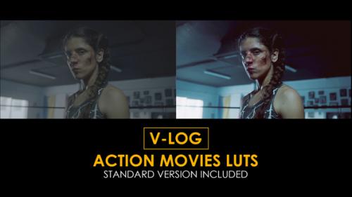 Videohive - V-Log Action Movies and Standard Color LUTs - 51443787