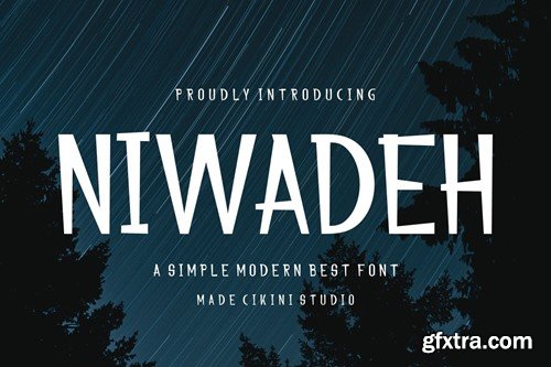 NIWADEH - Modern Best Font 2JUWSDQ