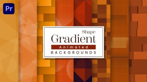 Videohive - Shape Gradient Backgrounds - 51407906